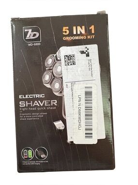 Amazon Black 5-in-1 Electric Shaver Grooming Kit